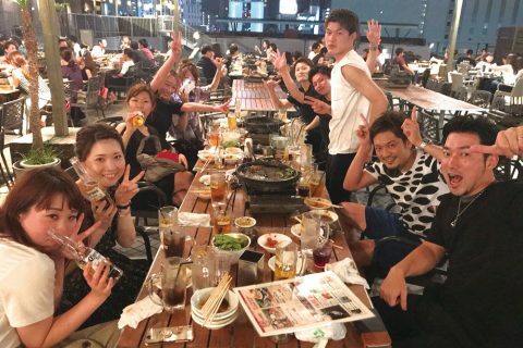 株式会社日置美容室　営業後にスタッフと焼肉
