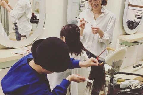 ヘアアレンジのレクチャー